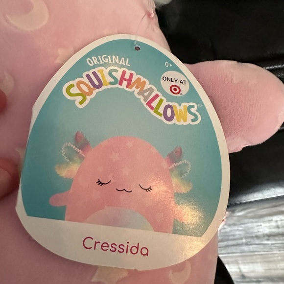 NWT 12” CRESSIDA AXOLOTL SQUISHMALLOW (glow in the dark) - Picture 2 of 2